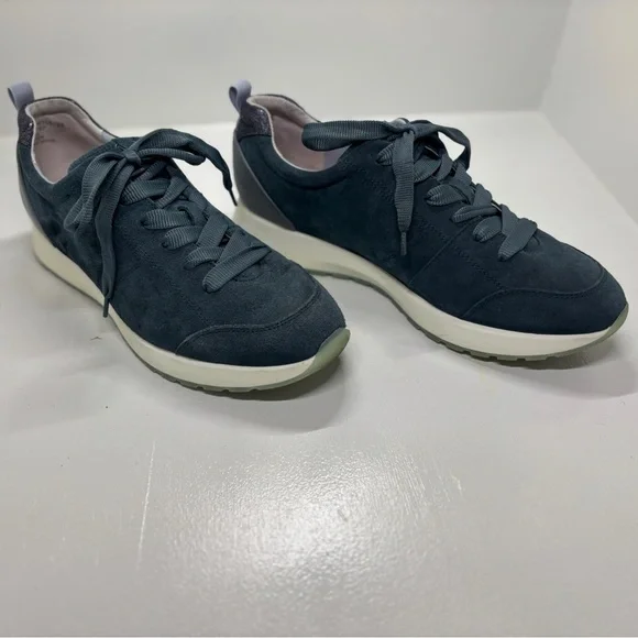 Munro Monique MW0137 Blue Suede Lace-Up Shoes Women’s 11 / EU 41 Comfort Walking - Picture 3 of 14